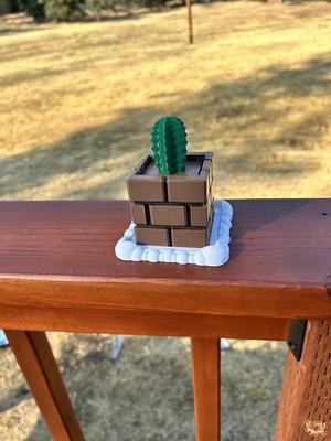 Mario Brick Planter Pot