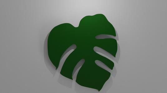 Leaf (Cheese Plant) Coaster