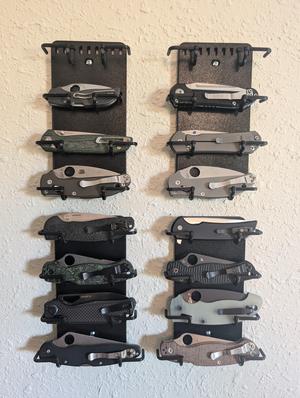 Modular Wall-Mounted Display for Folding Knives