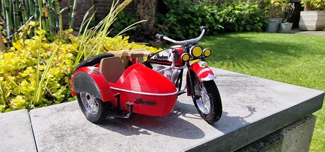 Sidecar for the Indian Chief 1947 designer Ed van der Heijden.