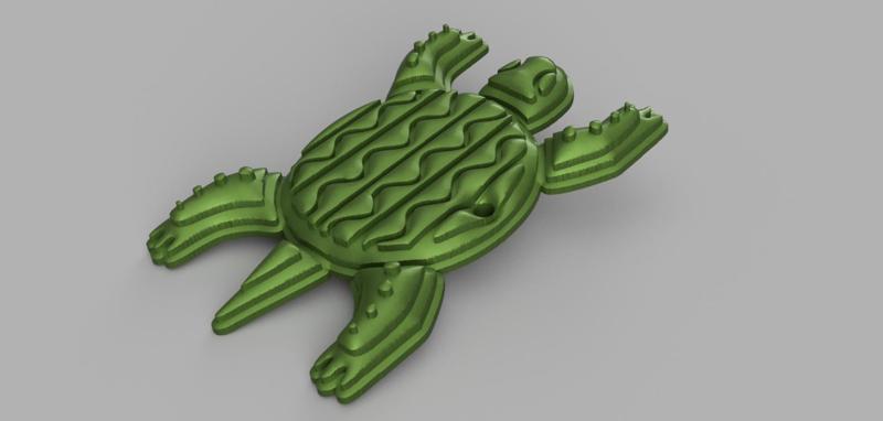 Aztec Key Ring - Turtle