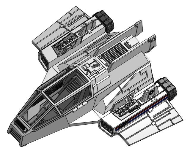 GI JOE S.H.A.R.C 1:12 ASSEMBLED PARTS