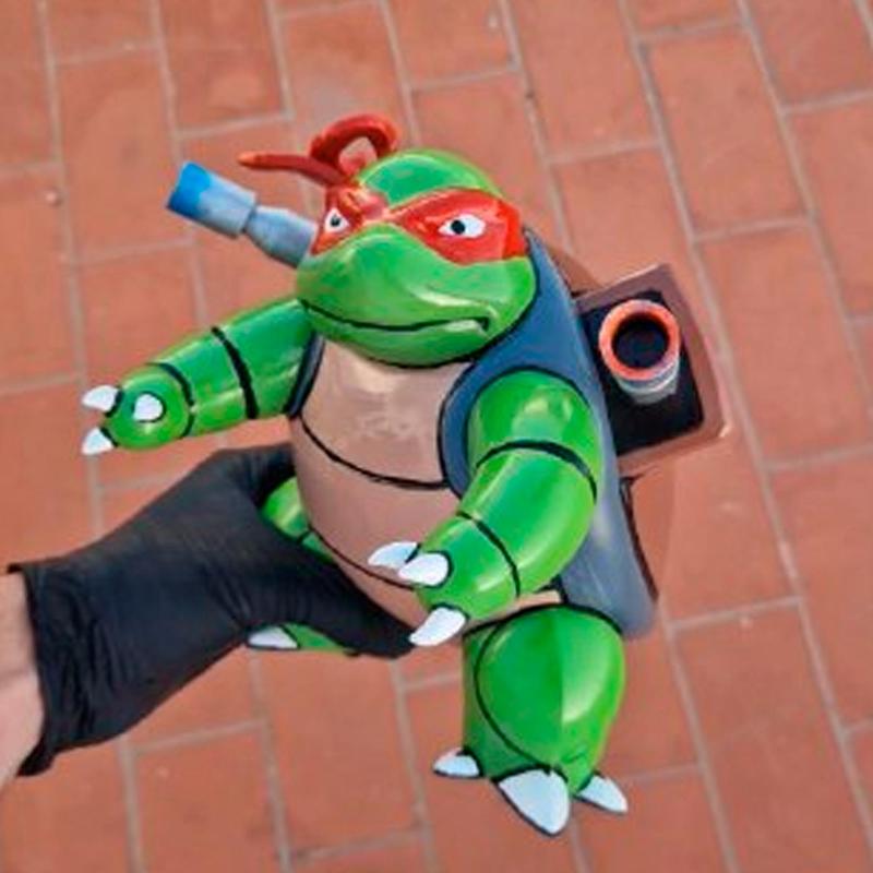 ShellShock Hybrid - ninja turtle blastoise pokemon 3d model 3D print model