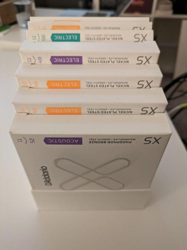 D'Addario Guitar String Organizer