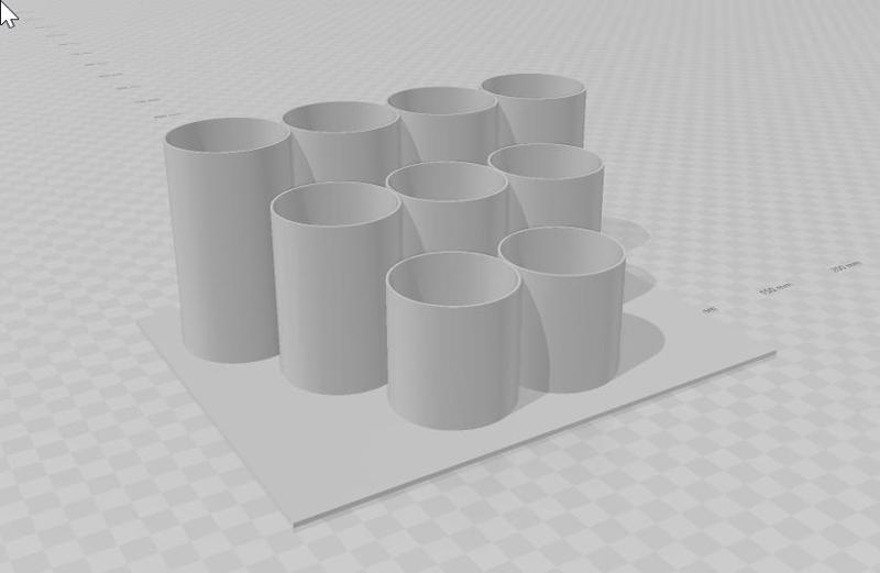 Pen holder tubes