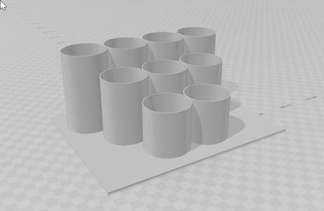 Pen holder tubes