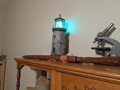 Ceramic Tower Lighthouse Lamp Conversion