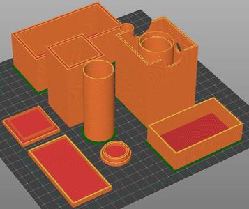 Lab mini set with microscope tray.