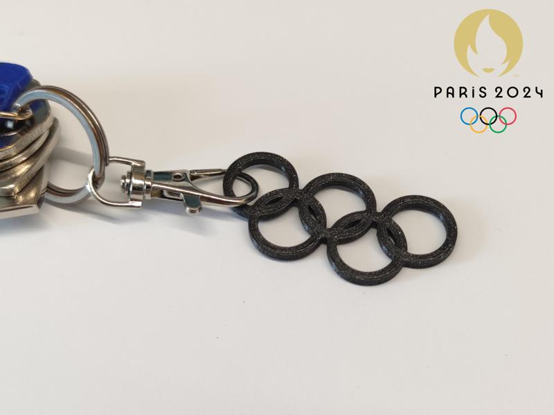 Olympic Rings Keychain