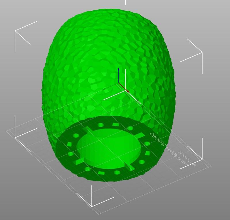 Lamp Shade from Pyrite Vase