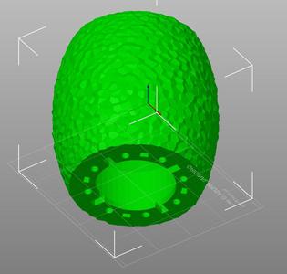 Lamp Shade from Pyrite Vase