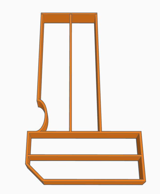 Cutlery insert, 18 x 31.5cm