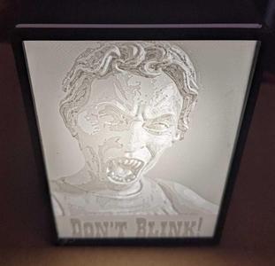 Weeping Angel Lithophane