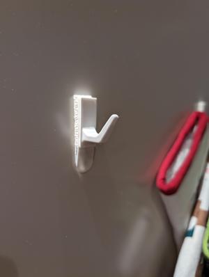 Hooks for 3M removable Velcro strips