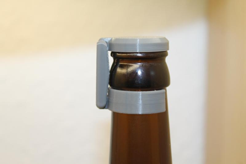 Klappdeckel für Bierflasche (print in place)