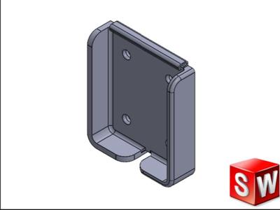 Vacuum battery wall mount