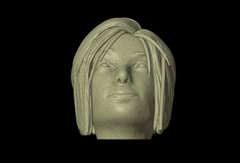 Kira Head, Vase Pot planter From Dirty Bomb Video game For 3d printing