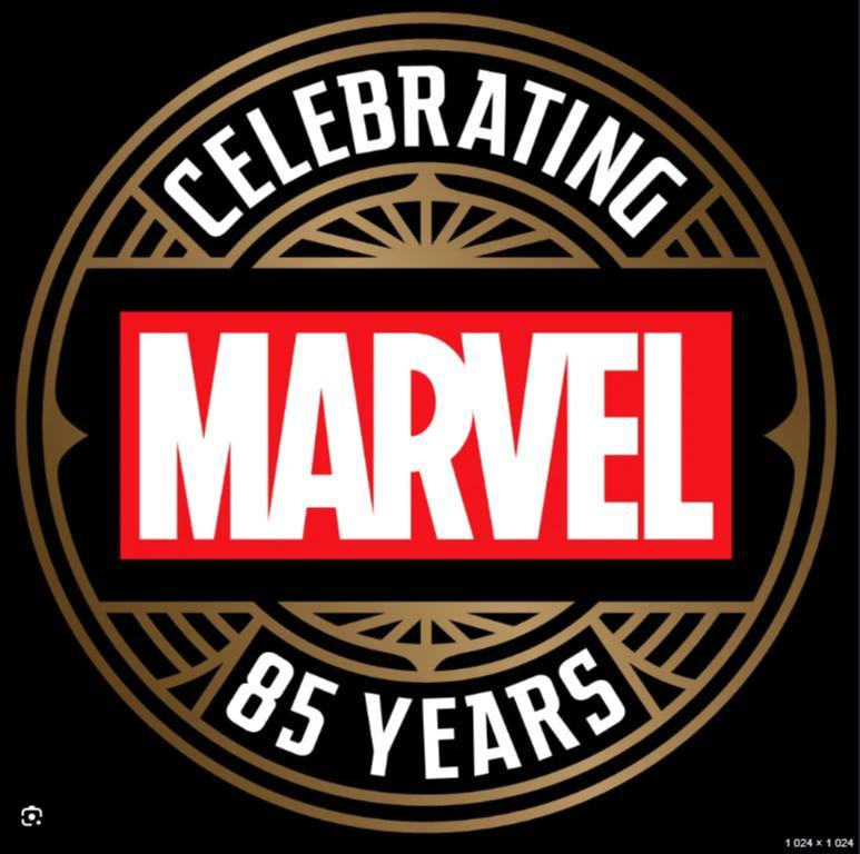 Celebrating Marvel 85 Years Logo