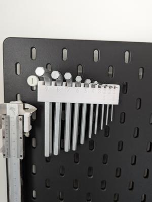Skadis Hex key holder