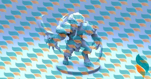 Rengar league of legends ready to 3d print