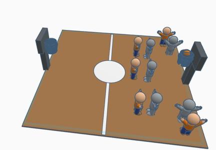 Partido de baloncesto