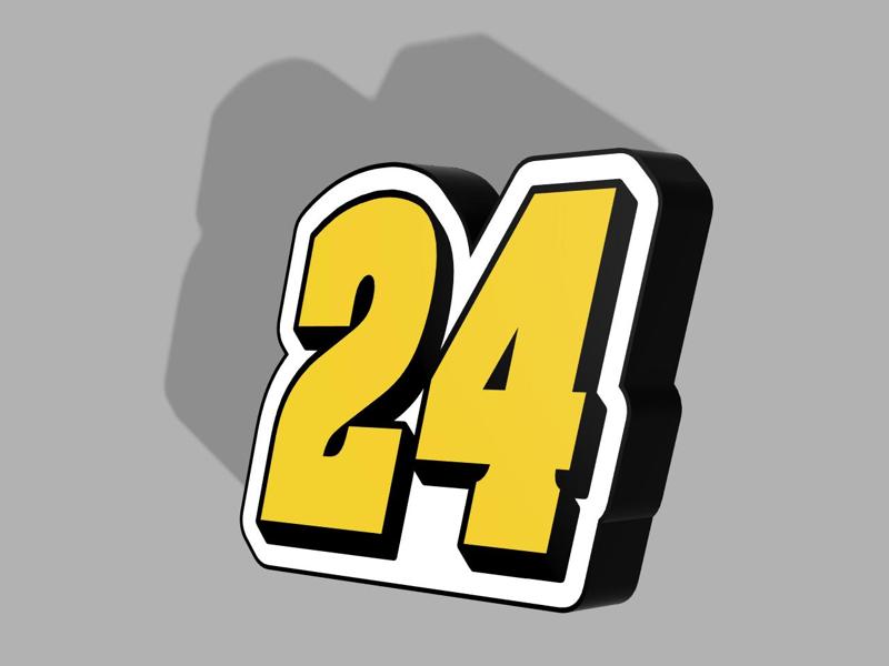 William Byron 24 LED Lightbox Sign