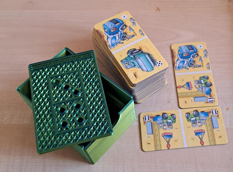 DOMINO Card Box - for cards 74x36 mm² by Aldi