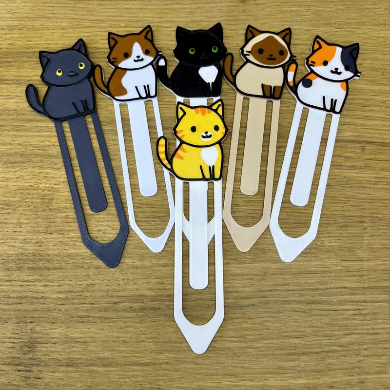 Cute Orange Cat Bookmark