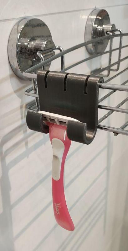 Gillete Holder / Halter für Duschablage