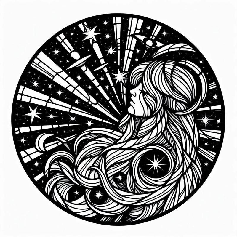 Wall art: Star fairy (two colours)