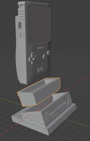 Gameboy to gameboy color adapter (for stands)