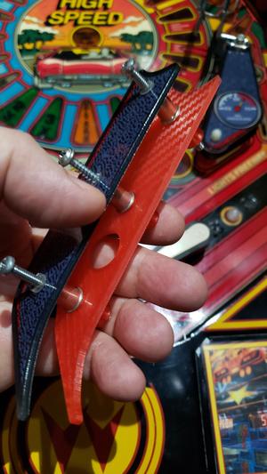 High Speed pinball inlane guides