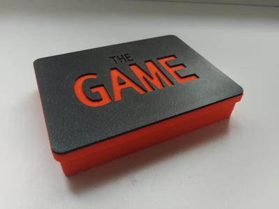 The Game top cover with engraving