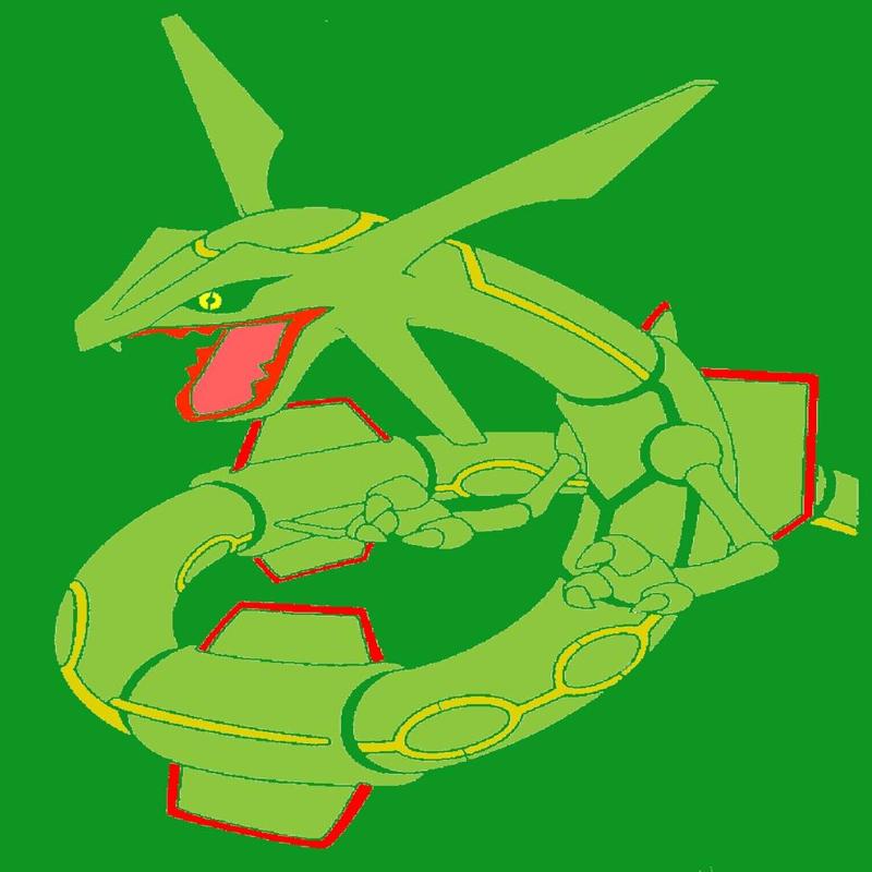 Rayquaza stencil