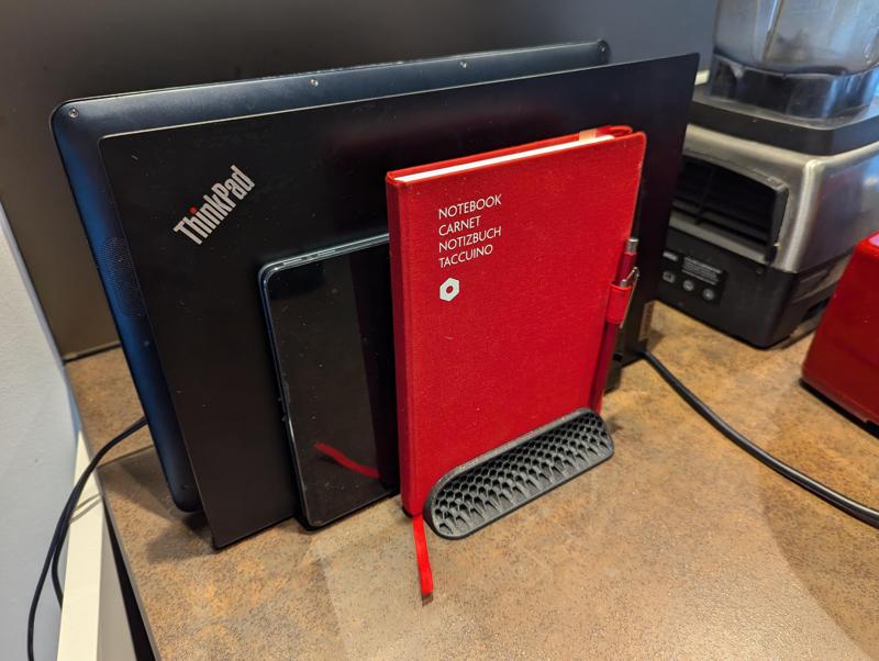 4 slot Hex-Laptop,Macbook, iPad and e-book Stand-Organizer fully customizable