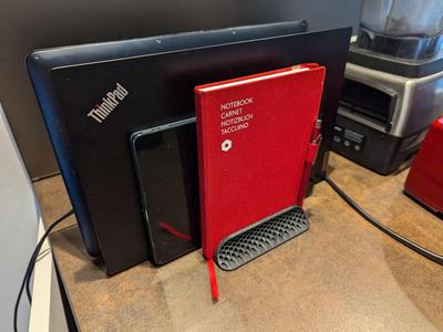 4 slot Hex-Laptop,Macbook, iPad and e-book Stand-Organizer fully customizable