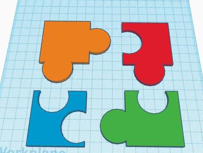 4 piece puzzle
