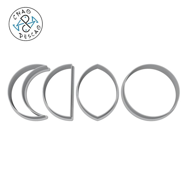 Moon Phases - Cookie Cutter - Fondant - Polymer Clay