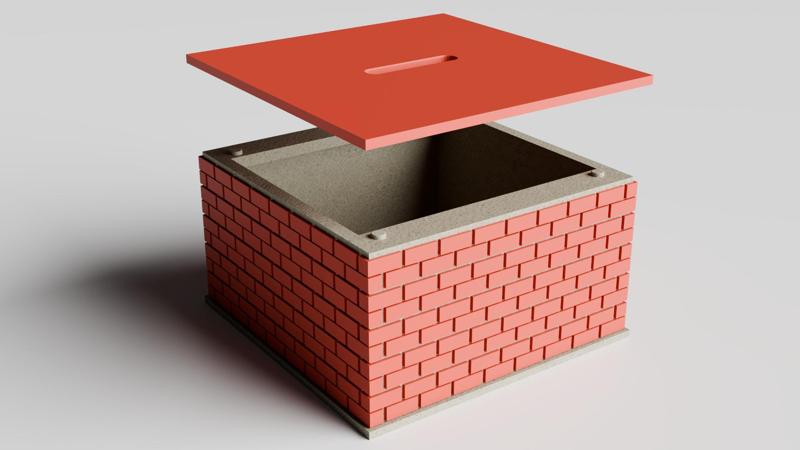 Brick Money Box