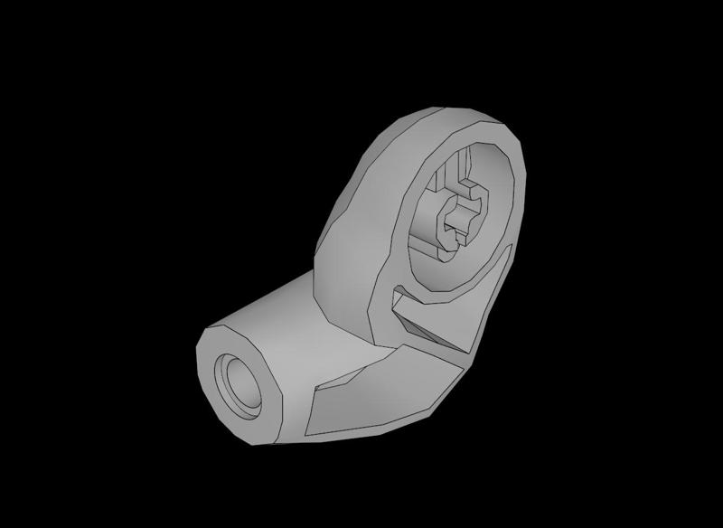 Lego Compatible (10124.dat) Bigfig Hulk Arm Right