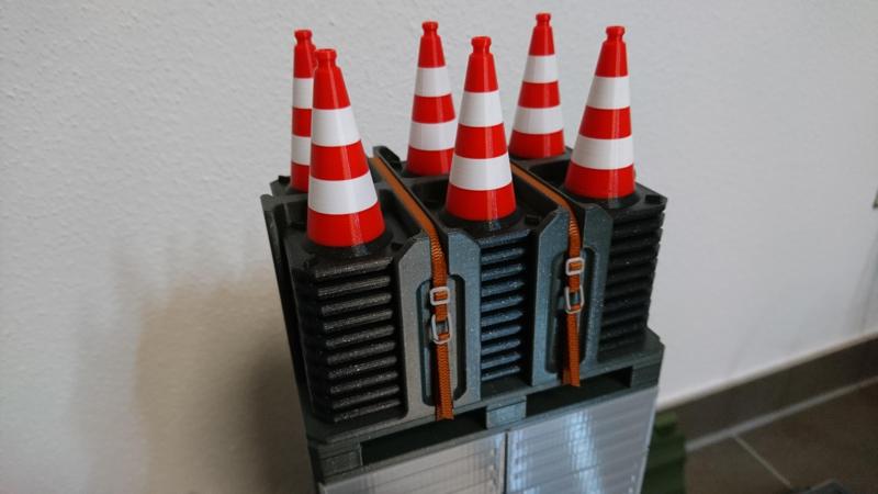 Leitkegel - Halterung für EURO-Palette - M1/1