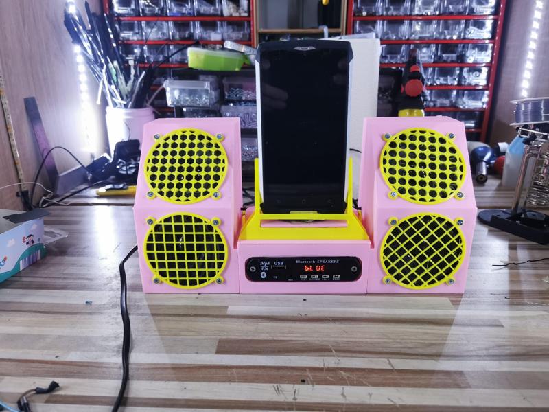3D printed mini stereo system