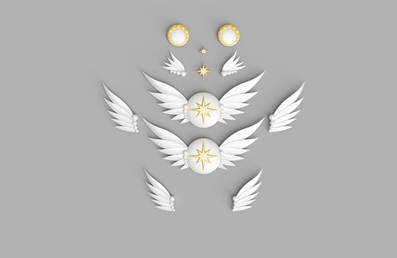 Sailor Moon's Sailor Cosmos Accessories