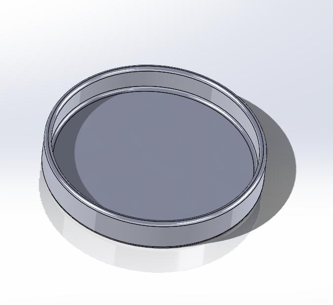 Simple Ergonomic Tray (150mm Diameter)