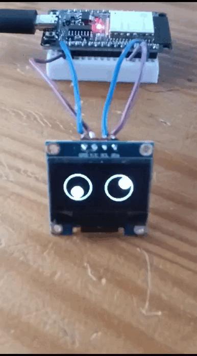 Eyes for the xrp robot controlled with Esp32