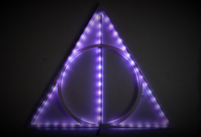 Death Allows symbol with LED lights