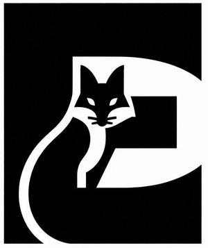 Fox alphabet: Letter E (version 1)