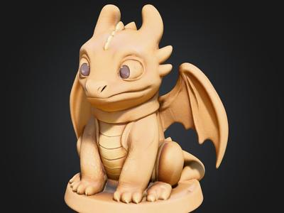 Stylised Toothless Dragon Figure