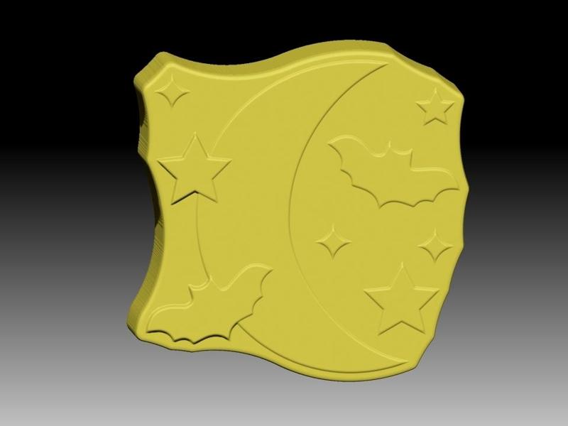 HALLOWEEN MOON SOLID SHAMPOO AND MOLD FOR SOAP PUMP