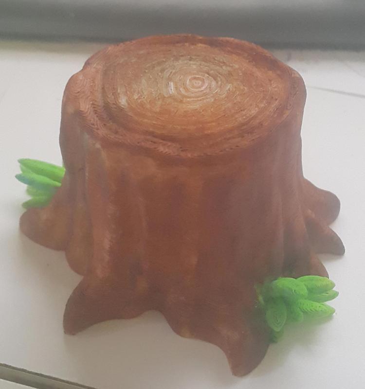 Bottom part of the Tree with Forest Friends